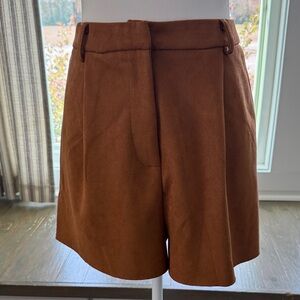 La February Suede Women's Shorts Sz L